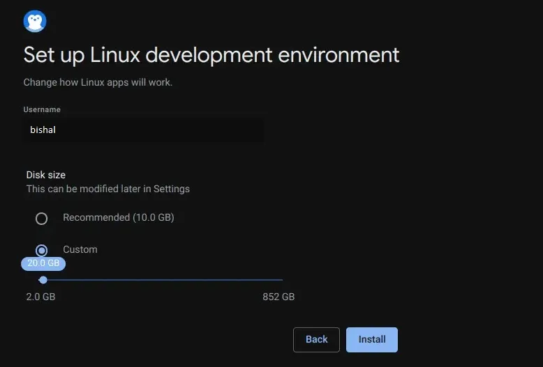 Set Up Linux on ChromeOS Flex