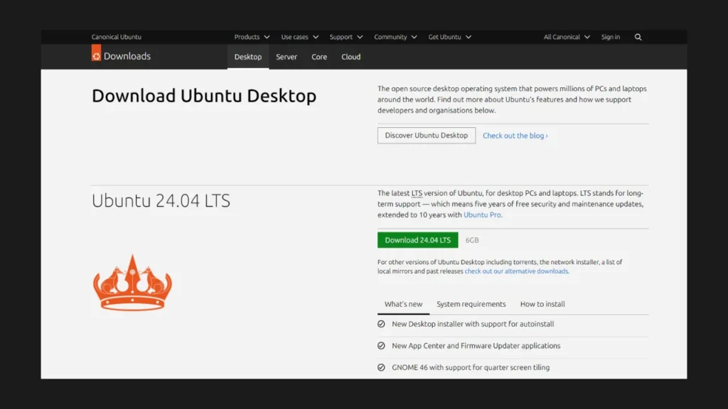 Download the Ubuntu ISO File