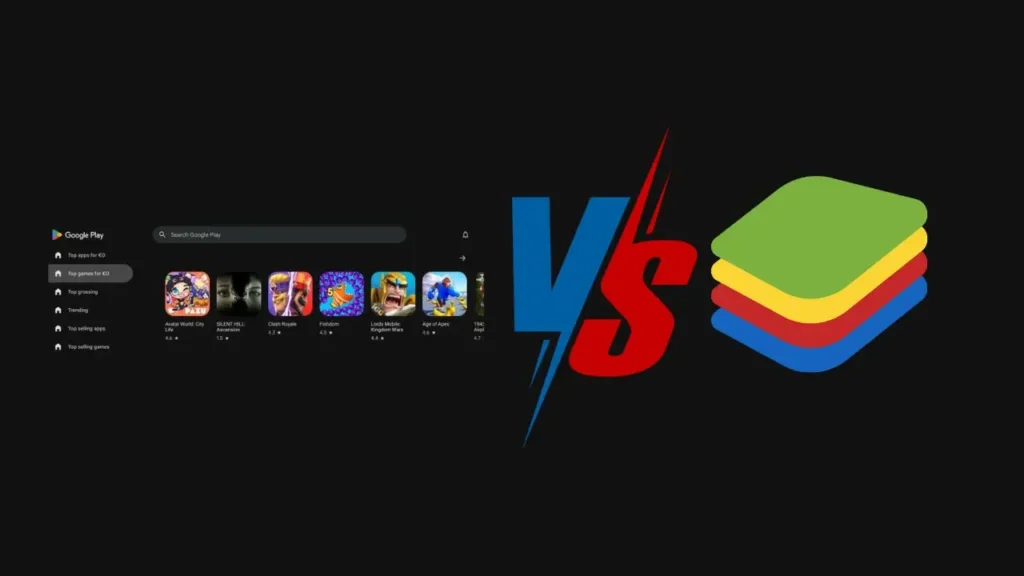 Google Play Games Emulator vs. BlueStacks