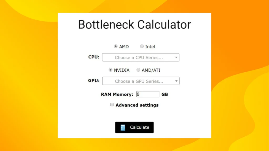 The Bottleneck PC Calculator