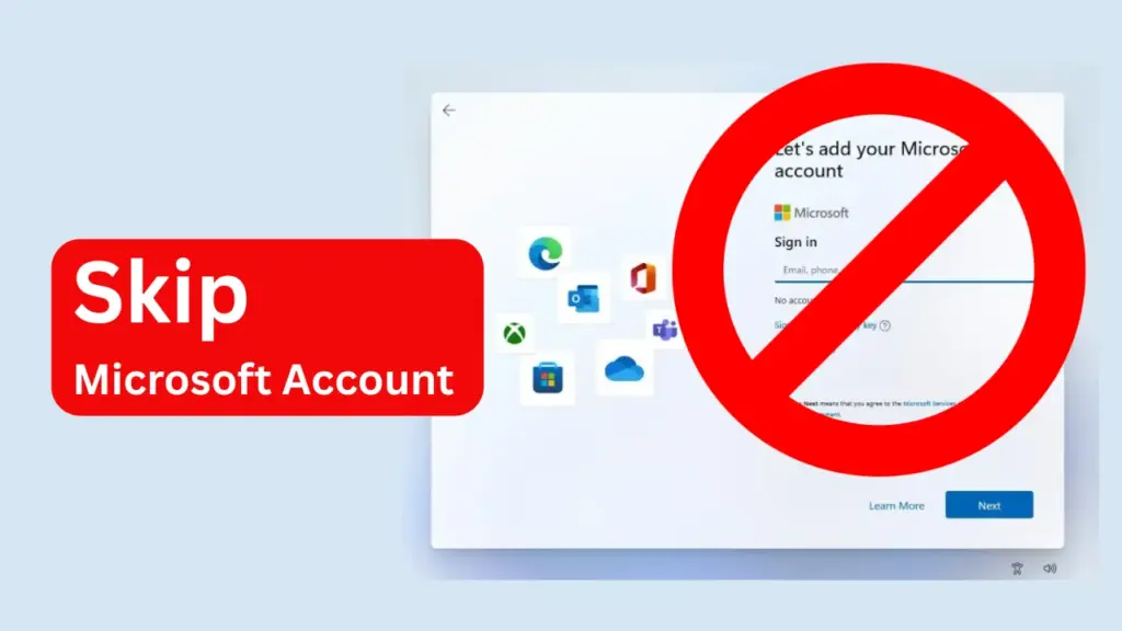 Skip Microsoft Account in Windows 11 with One Command